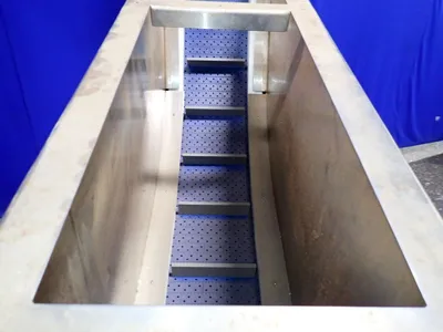 E-pack Machinery  100" X 10" Incline Conveyor Belt