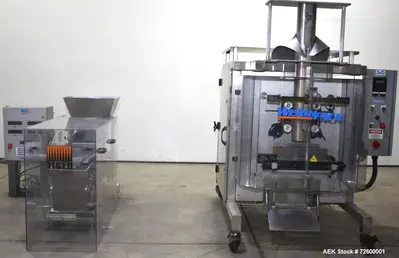 Used WEIGHPACK SYSTEMS VERTEK 160 Net Weigh Filler Scale Vertical Form & Fill Illinois US | Aaron Equipment #86744
