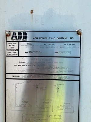 ABB LMN60491 Distribution Transformers | Yellow Tag Capital Recovery (18)