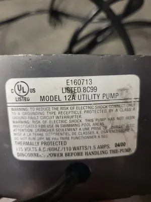 Aquatic Eco-Systems Model 12A Utility Pump