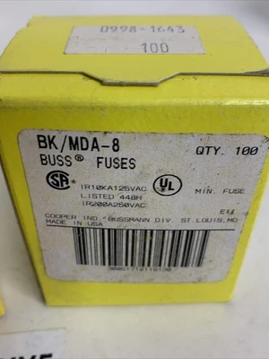 NEW Buss MDA 8A