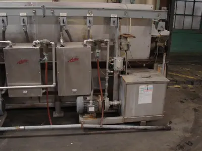 SPC3743  Washer Manufacturing Resources 4 stage, spray washer, 10" w x 5.75" h work opening, Stainless Steel