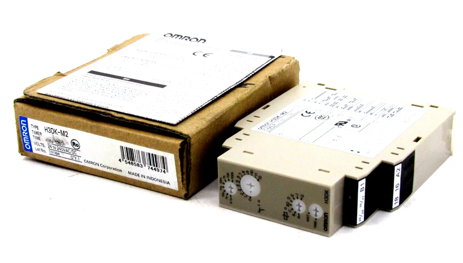 NEW OMRON H3DK-M2 TIMER 24-240VAC/DC H3DKM2