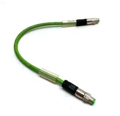 USED BECKHOFF ETHERCAT EXTENSION CABLE M8 4-PIN MALE TO MALE
