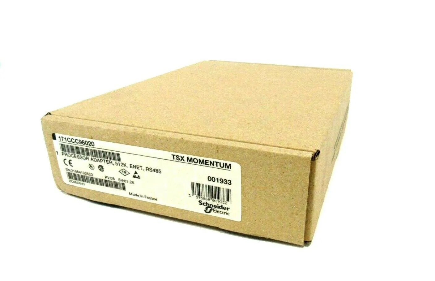 NEW SEALED SCHNEIDER ELECTRIC 171-CCC-980-20 PROCESSOR ADAPTER 171CCC98020