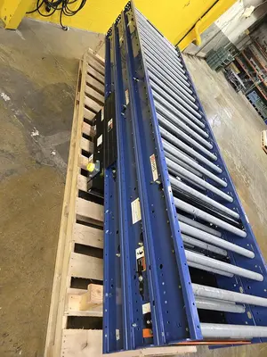 Used MHS ROLLER BED BELT CONVEYOR Belt Conveyors Wisconsin US | Packer City Sales #1301768