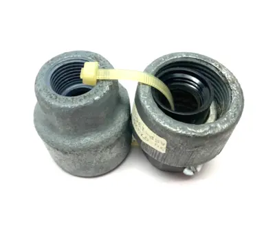 USED O-Z/GEDNEY WEATHERPROOF PULL BOX END FITTING SET 1/2" INCH