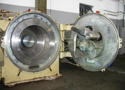 Krauss-Maffei HZ 80 peeler centrifuge, 316SS.