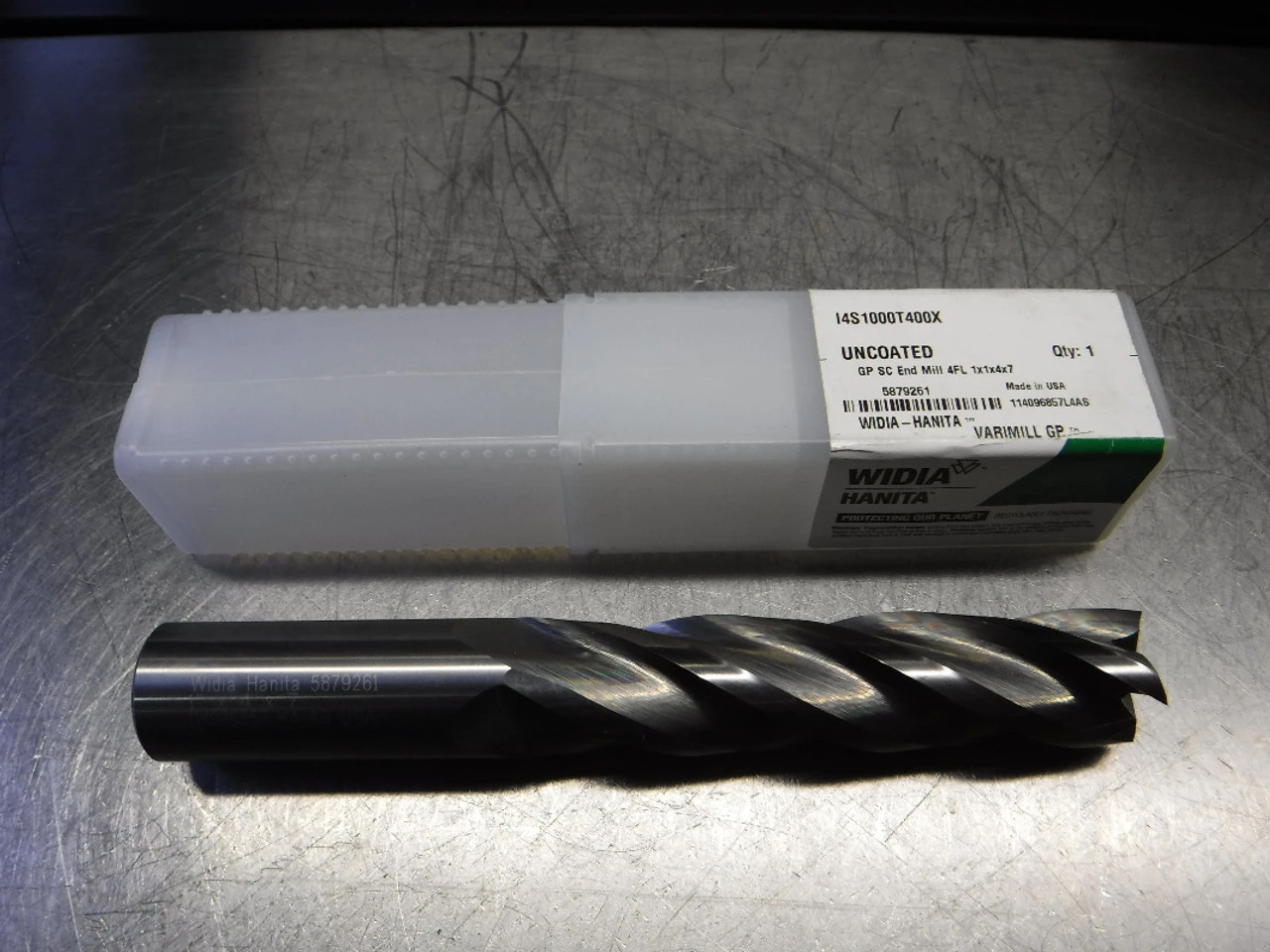 Widia/Hanita Varimill GP 1" 4 Flute Carbide Endmill I4S1000T400X (LOC1498A)