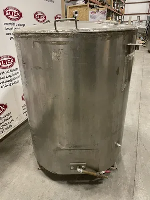 165 Gallon Stainless Steel Jacketed Mixing Tank