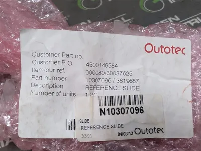 Outotec 10307096 / 3819687 Reference Slide 000080/30037625 New