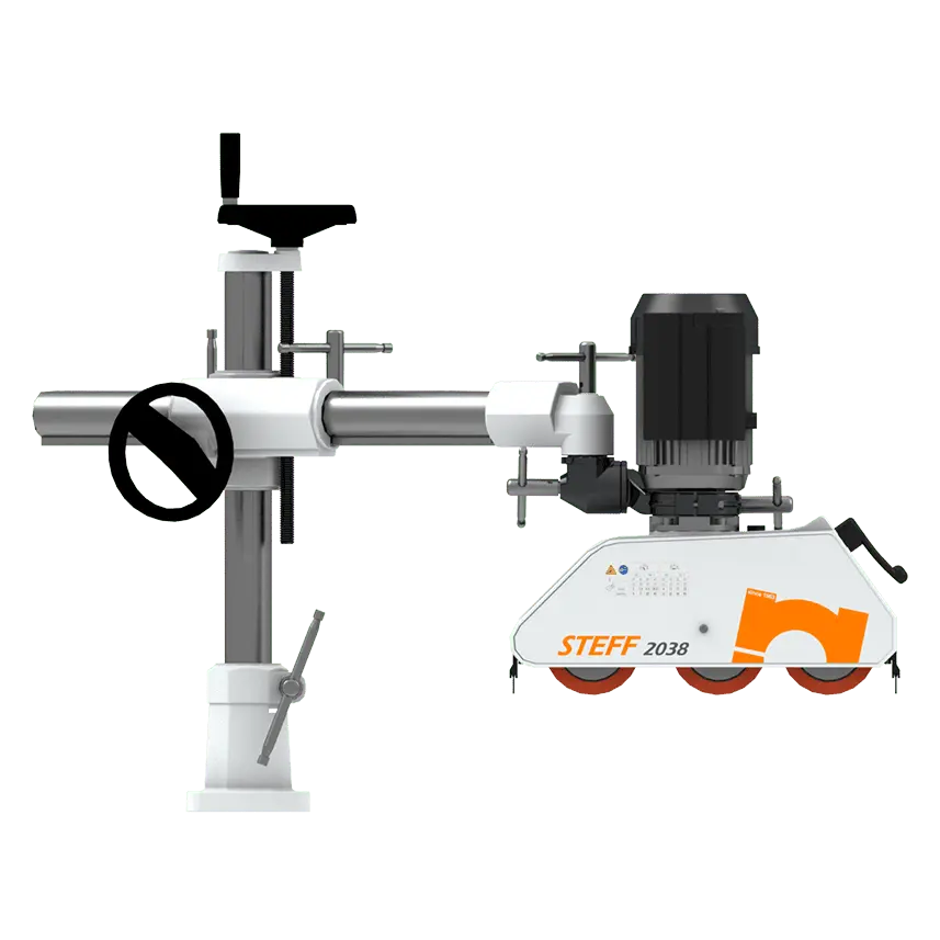 Steff 2038 3-Roll 8-Speed Feeder With Stand