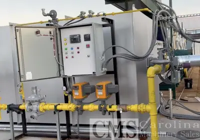 USED CUSTOM BUILT FLUID BED DRYER FOR SHAVINGS, SAWDUST & HEMP PRODUCTS