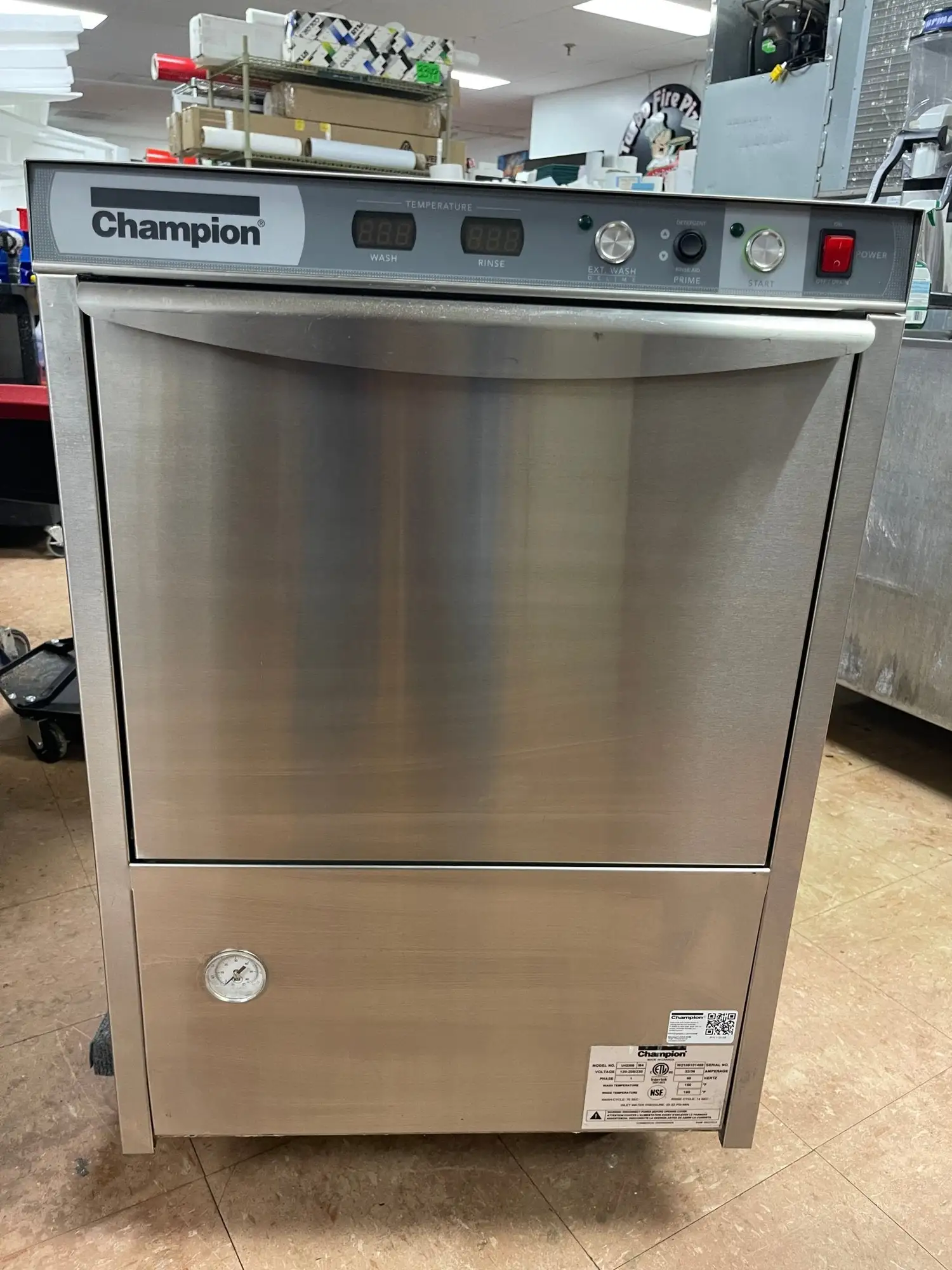 Used Champion UH-230B Dishwashers Illinois US | Falcon Restaurant Supply #1374967