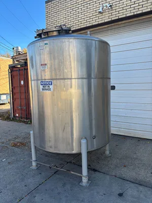USED CREAM CITY BOILER CO Stainless Steel Mixing Tank