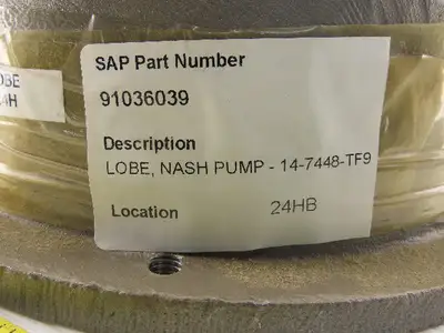 Lobe Nash 14-7448-TF9 Pump To Motor Adapter Housing Stainless Steel