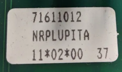 Emerson 71611-01-2 UPS Control Board Rev. 1 P/L# 10 NRPLUPITA Used