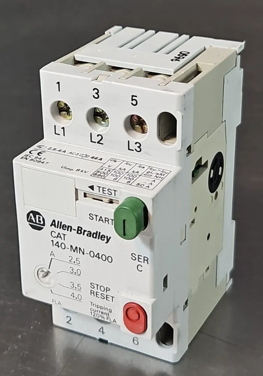 Allen-Bradley 140-MN-0400 Motor Starter. loc4D25