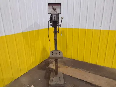 15" POWERMATIC MODEL #1150 SINGLE SPINDLE POWER DRILL PRESS: YOBRO #24294