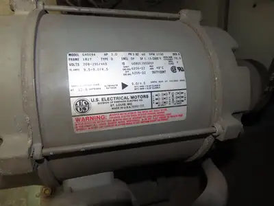 Aerospace America Air Filtration Dust Filter Collector 3Hp 230/460V No Filter