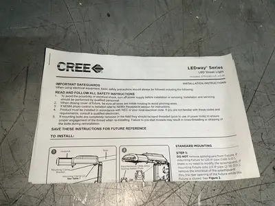 Used CREE XAXSLDR40UDW Lighting Ohio US | HGR 24 #1280283