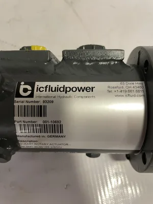 Eckart 001-10692 Hydraulic Rotary Actuator 1450psi 74nm
