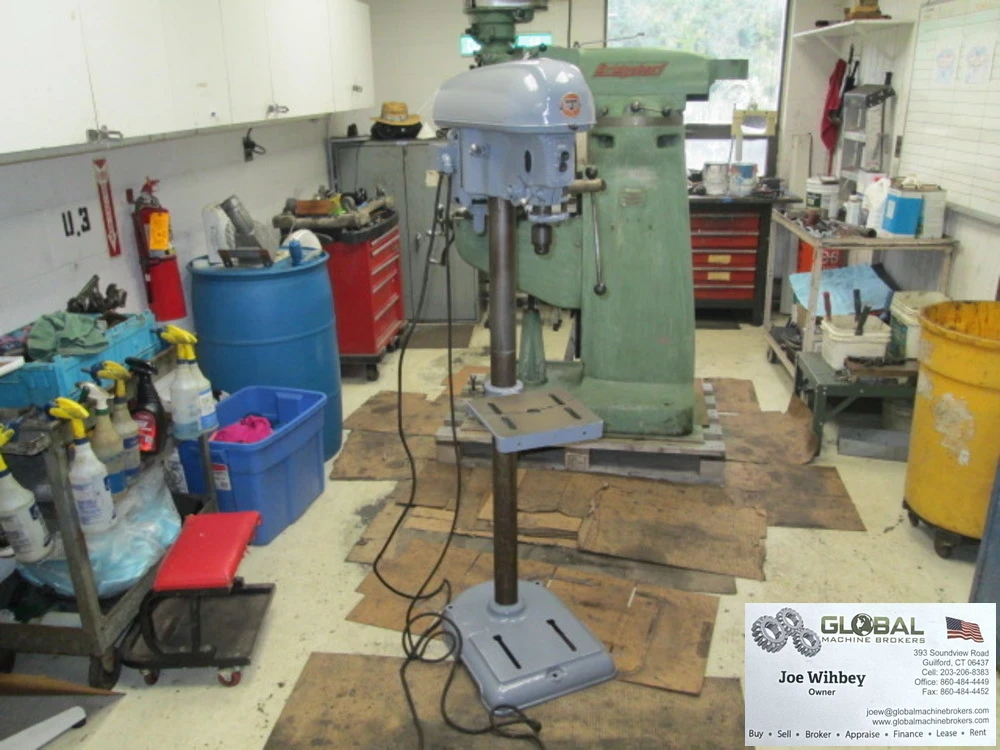 Rockwell Delta Drill Press DP 220 With Jacobs Chuck And Foot Pedal Control