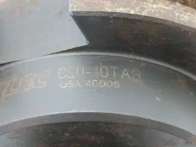 Parlec C5010TA3 Tapping Collet Chuck CAT50 Taper 9/16" Capacity 3.15" Projection