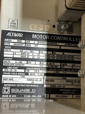 USED Square D ATV56U41N4U