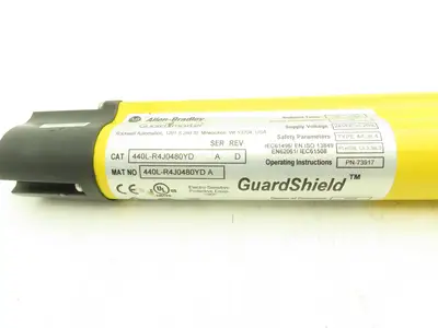 Allen Bradley 440L-R4J0480YD Light Curtain Guardmaster Receiver Only Ser A Rev D