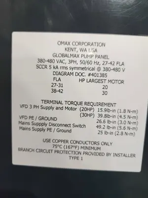 USED 2022 OMAX GLOBAL MAX 2040
