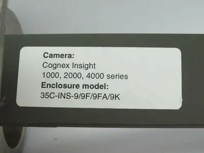 Cognex Insight 35C-INS-9/9F/9FA/9K Stainless Camera Protection Enclosure Sleeve