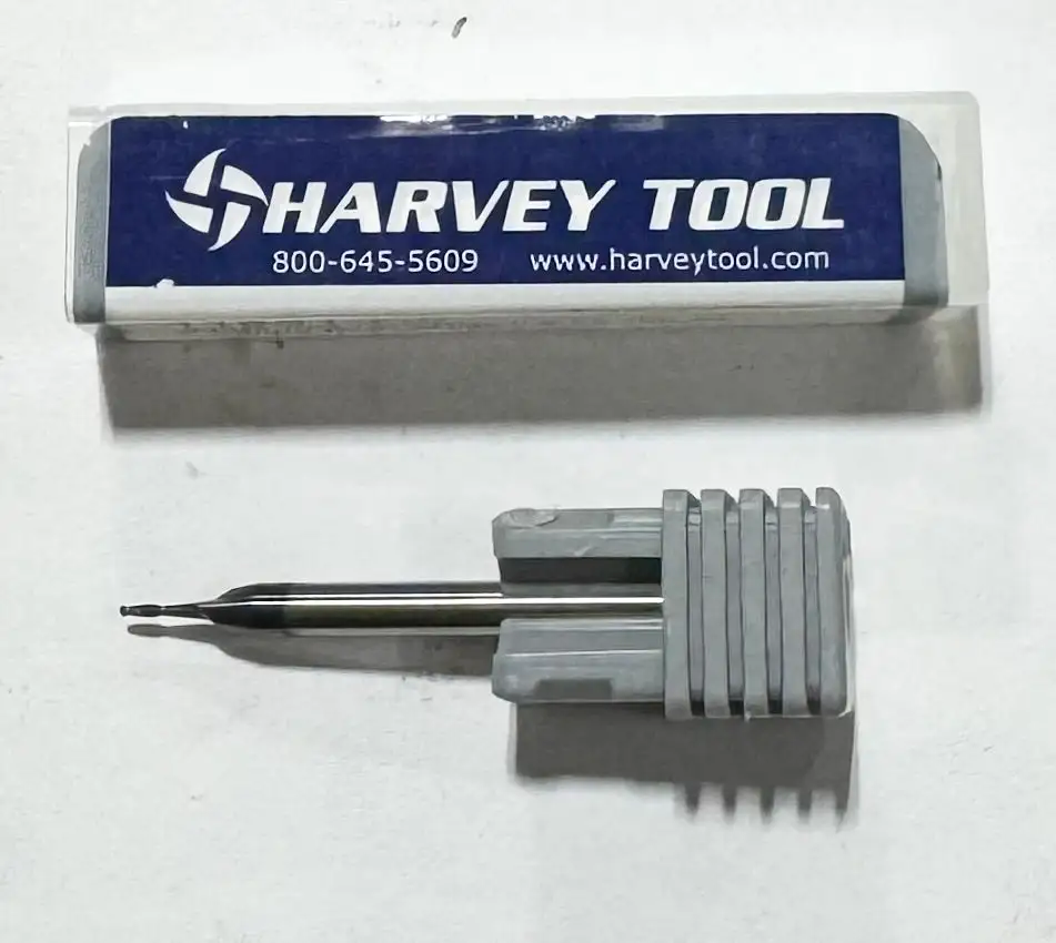 Harvey Tool 1/32" Solid Carbide Spot Drill 2 Flute AlTiN 120 Degree USA