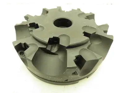 RK TOOL SMC6212-11047 Indexable Face Mill 12-Insert Double Cutter 4.2" x 6.2"