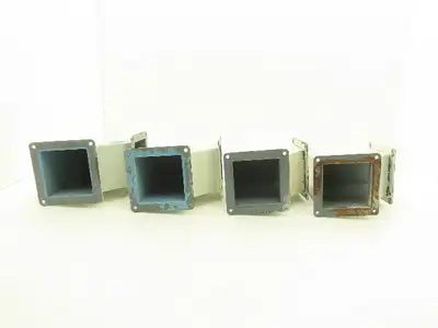 Wiegmann JWL904 4"x 4" Wireway 90° Elbow Feed-Through Lot of 4