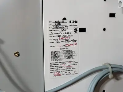 Used EATON SVX002A1-5A4N1 Switchgears British Columbia CA | Lenmark #240176