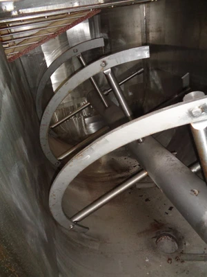 10,000 L S/S Solitech S/S U Trough Mixer 45 kW