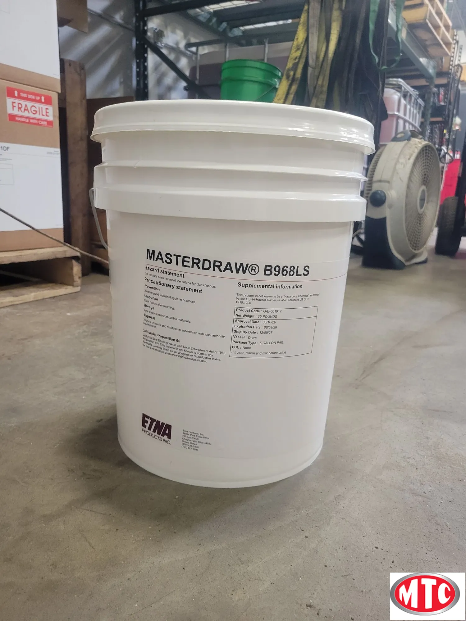 2026 Etna Products Masterdraw B968LS, MQL, Mist or Minimum Quantity Lubricaant