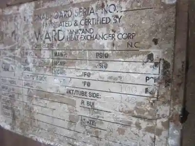USED WARD TANK NA