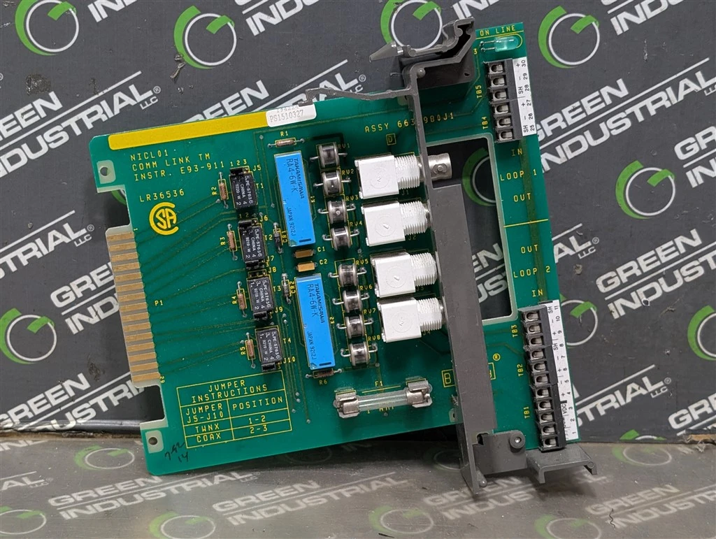ABB / Bailey NICL01 infi 90 Communication Link Module 6636979D1 Yellow Used