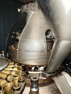Manesty model Drycota 23 station consisting of (2) presses with transfer system