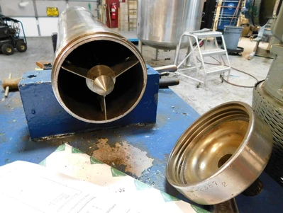 USED SHARPLES PENWALT VERTICAL CENTRIFUG VERTICAL CENTRIFUGE