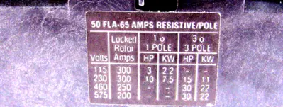 NEW CUTLER HAMMER C25FNF350 CONTACTOR SERIES A1