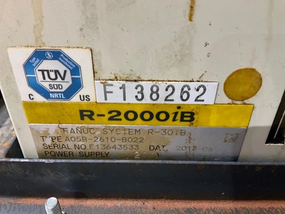 Used 2013 FANUC R2000IB/165F + R-30IB Robots Michigan US | iGAM Industrial Marketplace #1498678