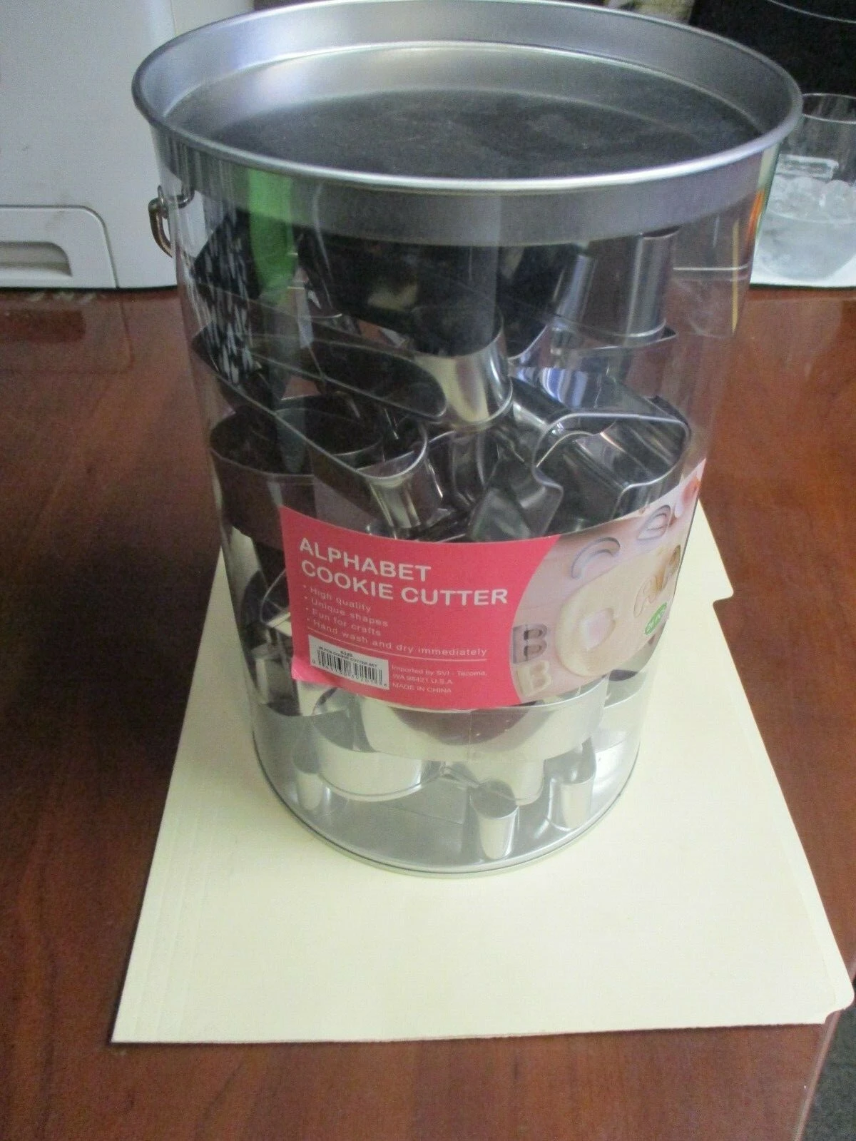 SVI 6320 New Alphabet Cookie Cutter Set (Qty 26 pcs)