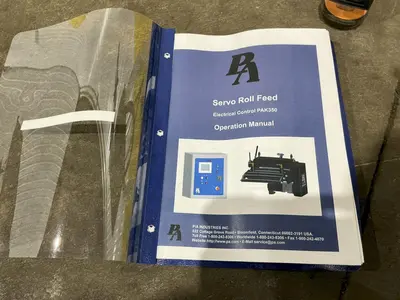 11.8" X .138" PA INDUSTRIES MODEL #PAK 350.4 SRF-12 COIL STRIP SERVO FEEDER & CONTROL : YOBRO #25105