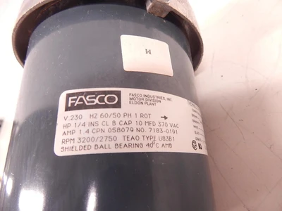 Used FASCO _UNKNOWN_ A.C. Motors Texas US | OCO Industrial #1600886