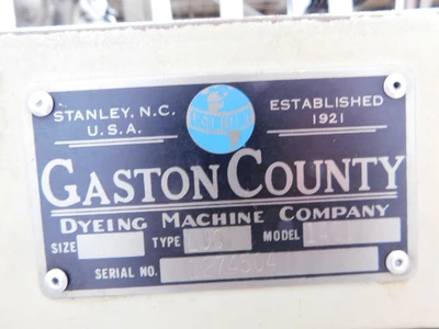 Used GASTON COUNTY LJC Textile Machinery Ohio US | Equipment Recovery Corp. #1331667