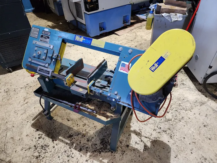 Used WELLS 58B-W Horizontal Band Saws Minnesota US | INTER-PLANT SALES #838639