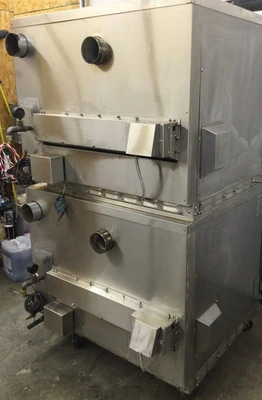 167-0091 Hardt 4500 Inferno Double Stack Natural Gas Rotisserie Oven